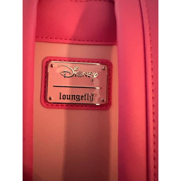 Loungefly Disney Ghost Minnie Mouse Pastel Glow Mini Backpack pink - Picture 7 of 8